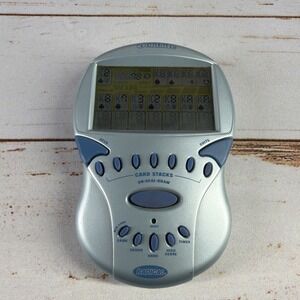 Radica Big Screen Solitaire Handheld Electronic Game 2000 Retro – Used
